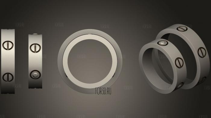 Ring 191 stl model for CNC